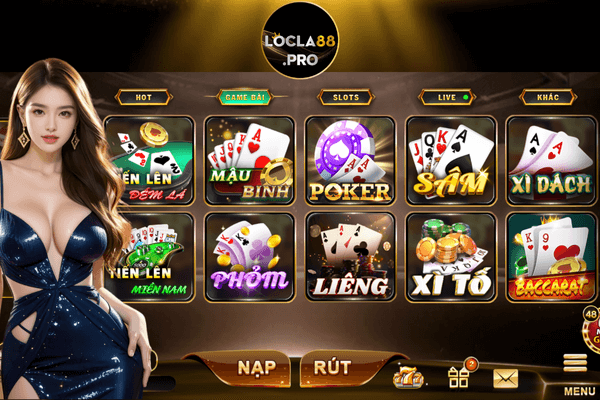 Game bài Casino tại Locla88 mang lại trải nghiêm giải trí chân thực tuyệt vời
